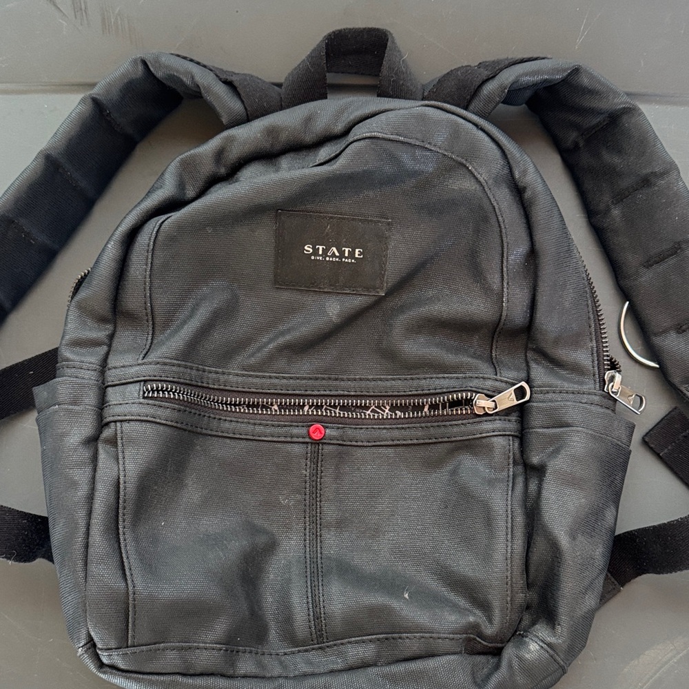 STATE Jet Black Men's Backpack